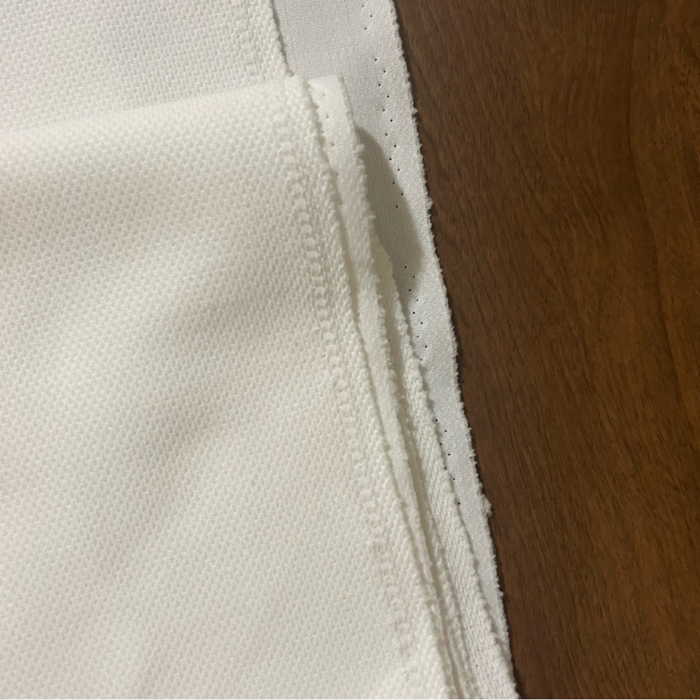 Vintage polyester double knit fabric